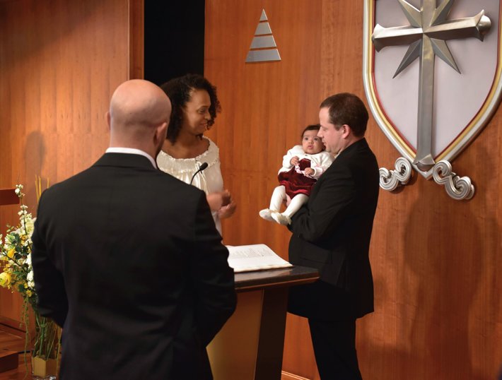 Naming ceremony at the Church of Scientology London