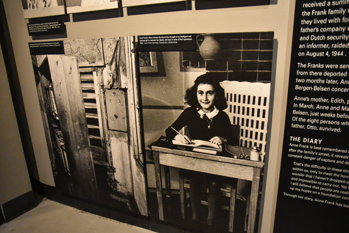 Anne Frank exhibit in the Holocaust Memorial Museum in Washington, D.C. (Photo by Giuseppe Crimeni, Shutterstock.com)